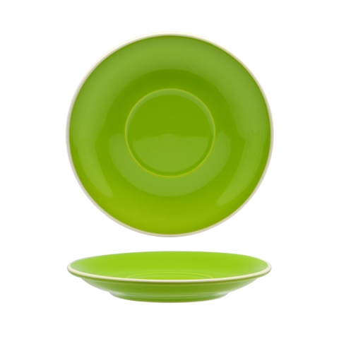 Rockingham Vert Green Latte Saucer
