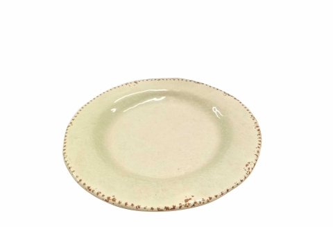 Primo Melamine Vintage Cream Entreé Plate 23cm