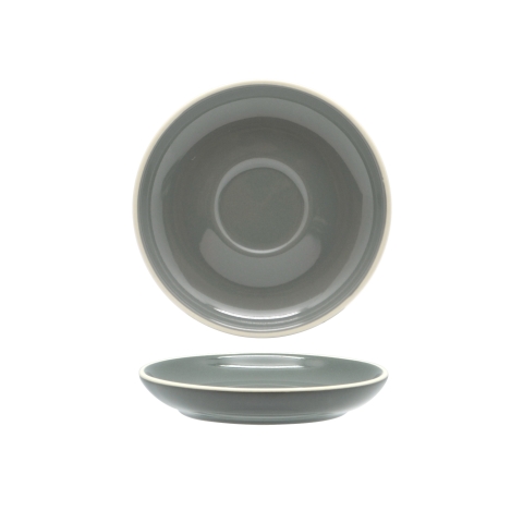 Rockingham Grey Espresso Saucer 12cm